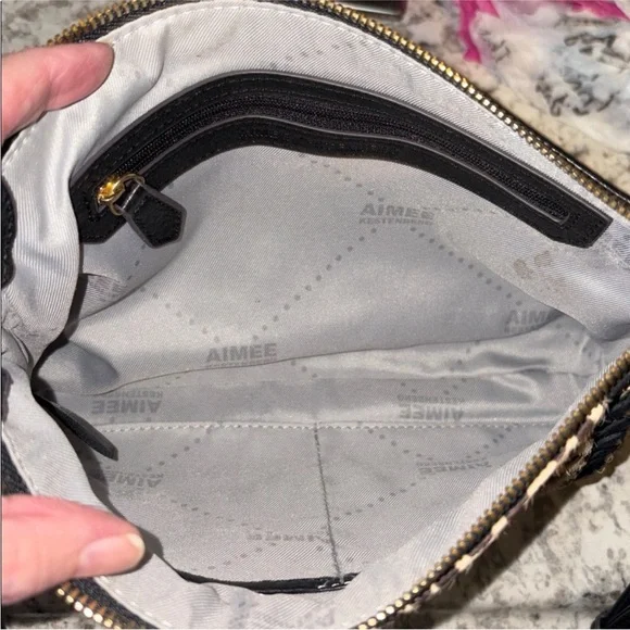 Aimee Kestenberg Leopard Print Crossbody Bag with Black Accents - Picture 6 of 11